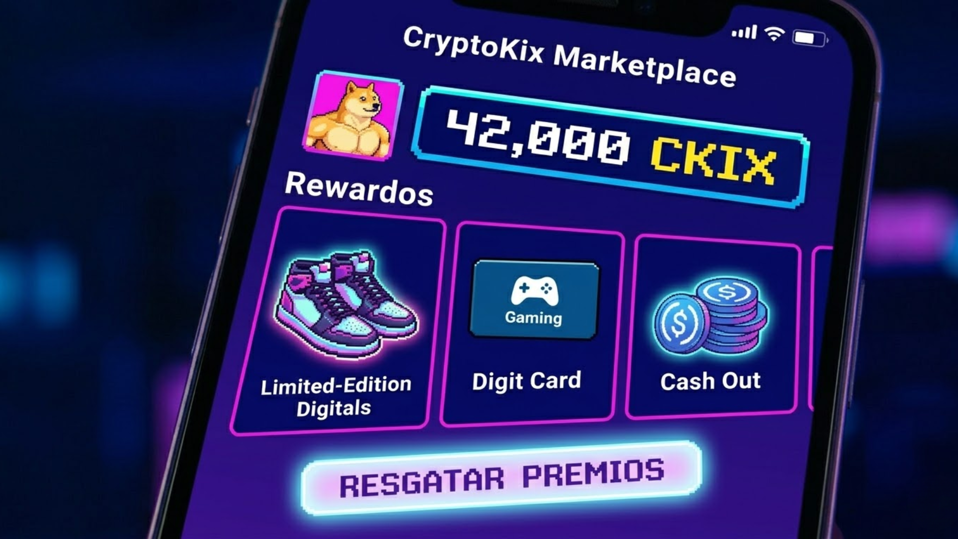 CryptoKix Game Section